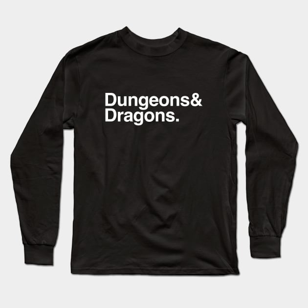 Ampersand Maingame - D&D Long Sleeve T-Shirt by Crit Edition